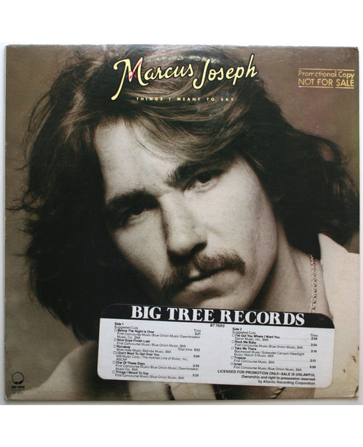Marcus Joseph - Things I Meant To Say