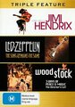 Triple Feature - Jimi Hendriz/ Led Zeppelin/ Woodstock