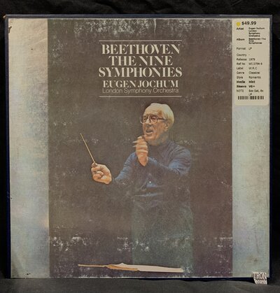 Eugen Jochum London Symphony Orchestra - Beethoven The Nine Symphonies-lp-Tron Records