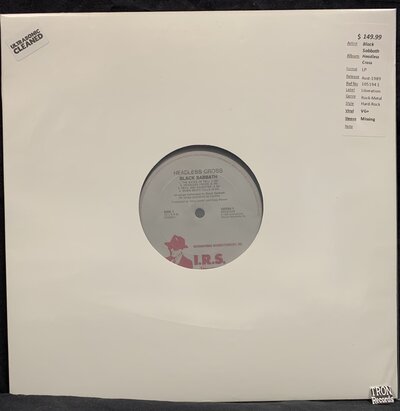 Black Sabbath - Headless Cross-collector's-corner-Tron Records
