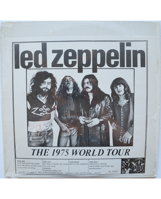 Led Zeppelin - The 1975 World Tour (12") (2xLP) Unofficial Release