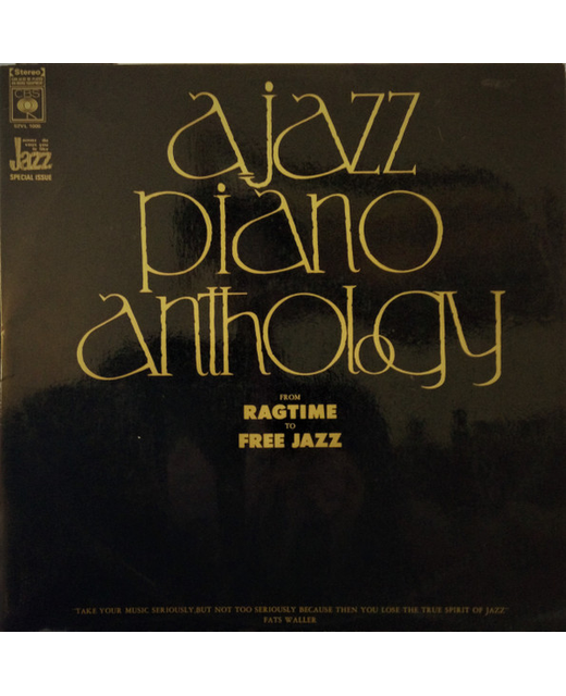 Various - A Jazz Piano Anthology From Ragtime To Free Jazz (12")