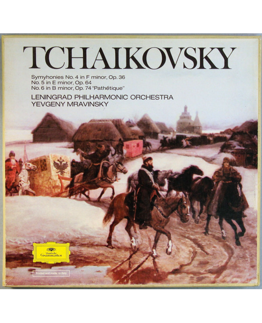 Tchaikovsky - Symphonies No.4, No.5, No.6 (12") (4xLP) (Boxset)