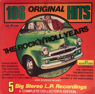 Various – The Rock n Roll Years 106 Original Hits (Box Set)-Tron Records